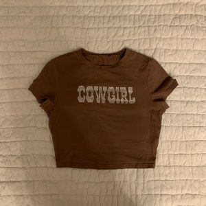 cowgirl crop top